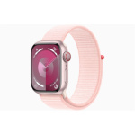 Apple Watch S9 Cell/45mm/Pink/Sport Band/Light Pink, MRMM3QC/A