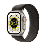 Apple Watch Ultra/49mm/Titan/Sport Band/Black-Gray Trail, MQFX3CS/A