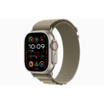 Apple Watch Ultra 2/49mm/Titan/Sport Band/Olive Alpine/Medium, MREY3CS/A