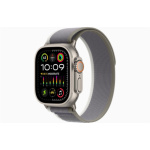 Apple Watch Ultra 2/49mm/Titan/Sport Band/Green-Grey Trail/-S/M, MRF33CS/A