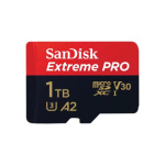 SanDisk Extreme PRO/micro SDXC/1TB/200MBps/UHS-I U3 / Class 10/+ Adaptér, SDSQXCD-1T00-GN6MA