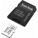 SanDisk High Endurance/micro SDXC/256GB/100MBps/UHS-I U3 / Class 10/+ Adaptér, SDSQQNR-256G-GN6IA