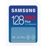 Samsung/SDXC/128GB/180MBps/USB 3.0/USB-A/Class 10/+ Adaptér/Modrá, MB-SD128SB/WW