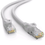 Kabel C-TECH patchcord Cat5e, UTP, šedý, 1,5m, CB-PP5-1.5