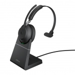 Jabra Evolve2 65/Mono/BT/Bezdrát/MS/Stand/Černá, 26599-899-889