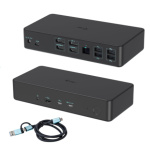 i-tec USB 3.0/USB-C/Thunderbolt 3 Professional Dual 4K Display Docking Station Gen2, PD 100W, CADUAL4KDOCKPD2