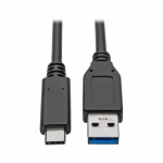 PremiumCord kabel USB-C - USB 3.0 A (USB 3.1 generation 2, 3A, 10Gbit/s) 0,5m, ku31ck05bk