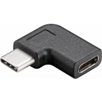 PremiumCord USB 3.1 C/male - C/female zahnutý konektor 90°, kur31-13