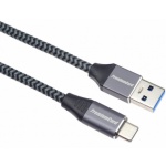 PremiumCord kabel USB-C - USB 3.0 A (USB 3.1 generation 1, 3A, 5Gbit/s) 1m oplet, ku31cs1