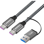 PremiumCord USB-C kabel (USB 3.2, 5A,20Gbit/s) 2m, ku31cq2