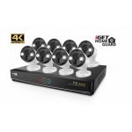 iGET HGNVK164908 - Kamerový UltraHD 4K PoE set, 16CH NVR + 8x IP 4K kamera, zvuk, SMART W/M/Andr/iOS, HGNVK164908
