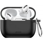 USAMS BH568 Silikonové Pouzdro pro AirPods PRO Black, 6958444986616