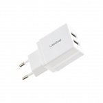 USAMS CC090 T24 2.1A Dual USB Cestovní Nabíječka White, 6958444982588 - neoriginální