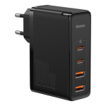 Baseus CCGAN2P-L01 GaN2 Pro Quick Nabíječka 2xUSB + 2xUSB-C 100W Black, 6953156204683