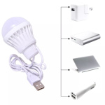 LED bulb to USB white light 3W cable long 1m 200lm 585831