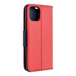 Fancy Book case for SAMSUNG A54 5G red / navy 586175