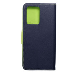 Fancy Book case for  XIAOMI Redmi NOTE 12 PRO PLUS 5G navy / lime 591549