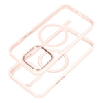 Color Edge Mag Cover case compatible with MagSafe for IPHONE 15 pink 593911