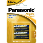 Panasonic Alkaline Power AAA tužková alkalické baterie, 4 ks, 960980