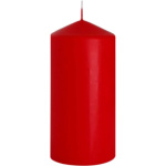 Bispol svíčka válcová 80 × 150 mm, červená, 1 kus