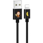 Kabel US-SJ234 U8 Lightning 1,2m černá SJ234USB01