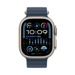Apple Watch Ultra 2 49mm titanové pouzdro s modrým oceánským řemínkem MREG3CS/A