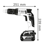 Bosch GSR 18V-EC TE + MA55 Professional Akumulátorový sádrokartonářský šroubovák 0.601.9C8.006 